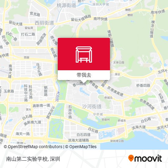 南山第二实验学校地图