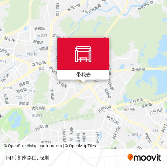 同乐高速路口地图