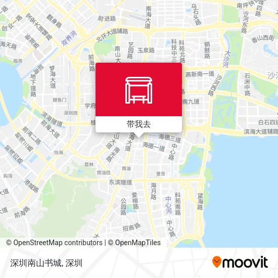 深圳南山书城地图