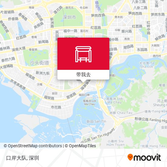 口岸大队地图