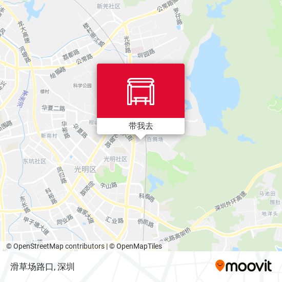 滑草场路口地图