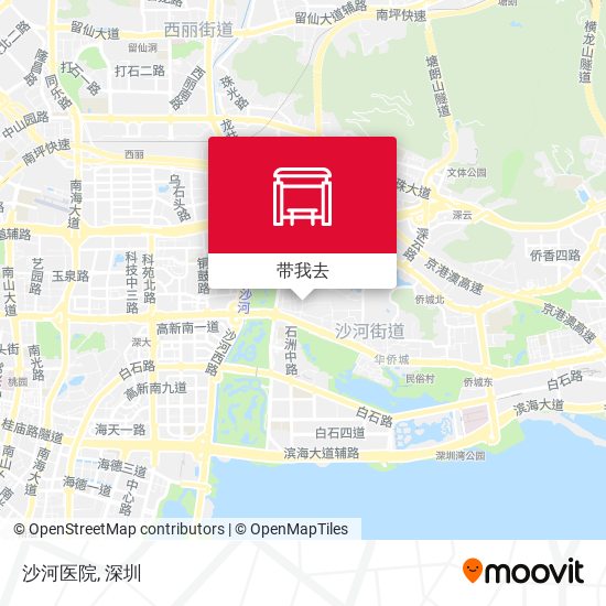 沙河医院地图