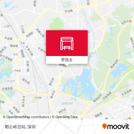 鹅公岭总站地图