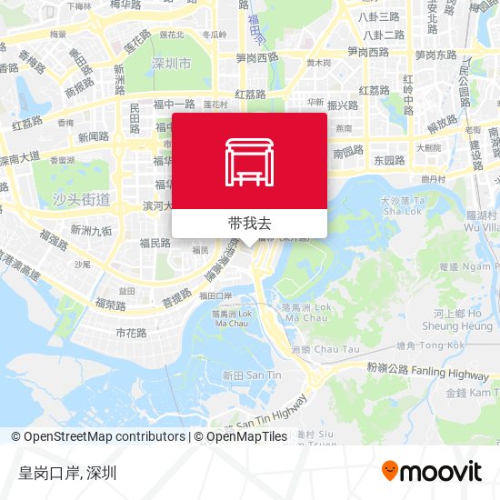 皇岗口岸地图