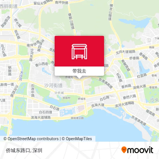 侨城东路口地图