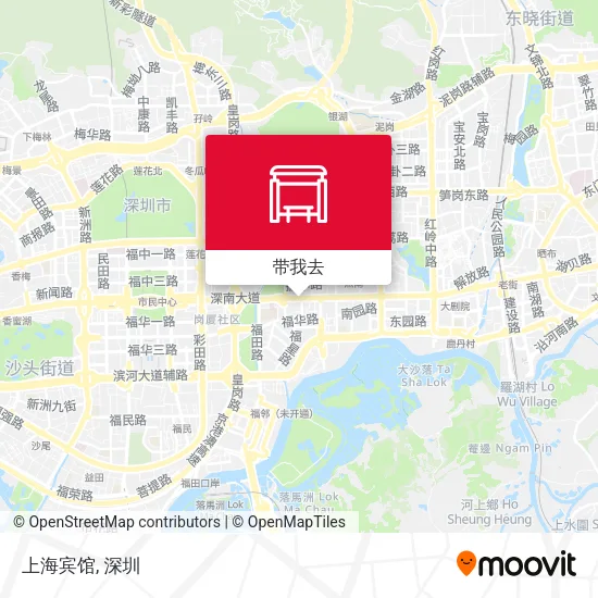 上海宾馆地图
