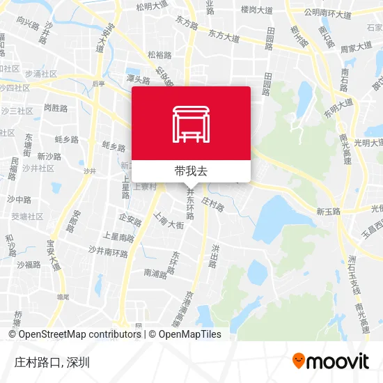 庄村路口地图