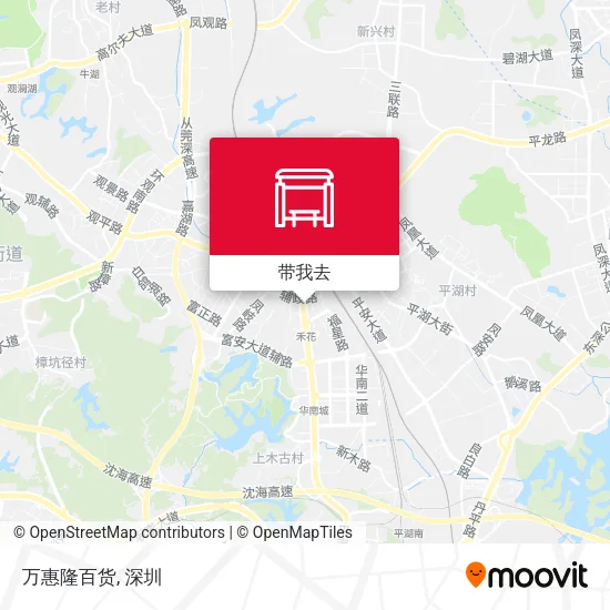 万惠隆百货地图