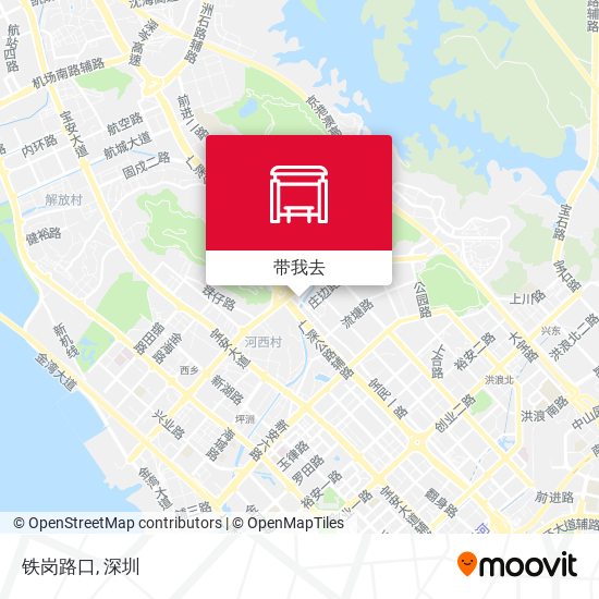 铁岗路口地图
