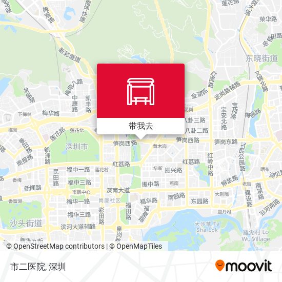 市二医院地图
