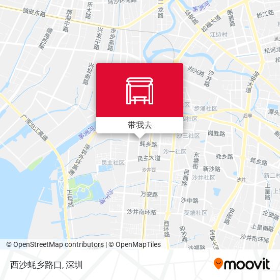 西沙蚝乡路口地图