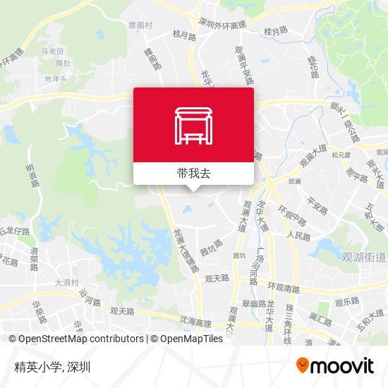精英小学地图