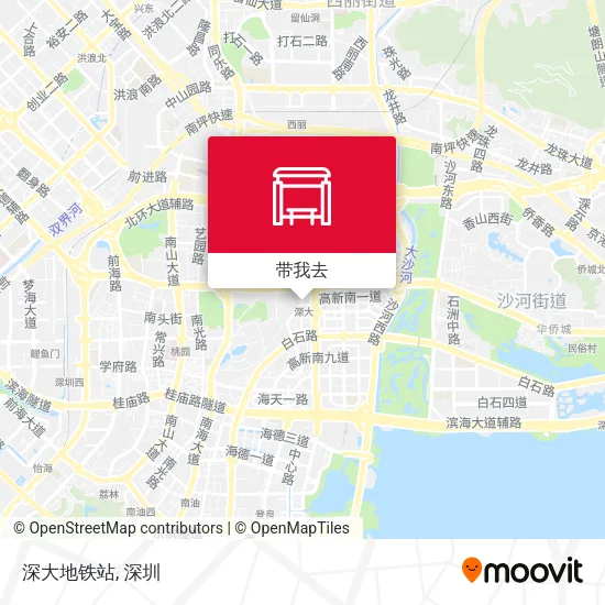 深大地铁站地图