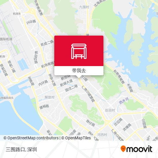 三围路口地图