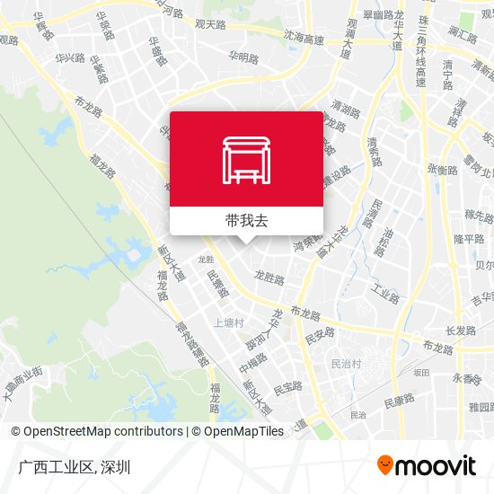 广西工业区地图