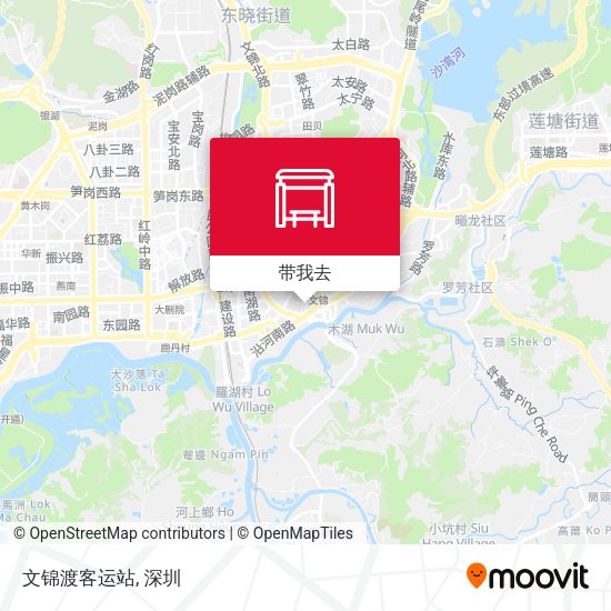 文锦渡客运站地图