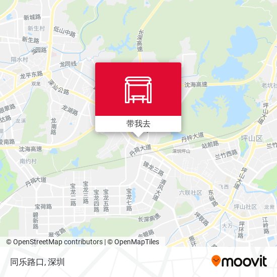 同乐路口地图