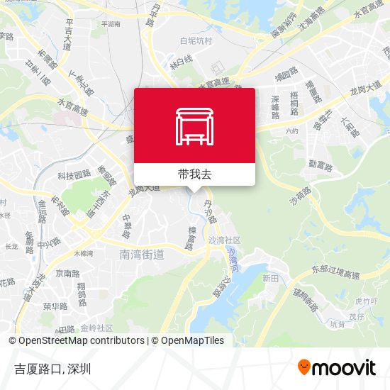 吉厦路口地图