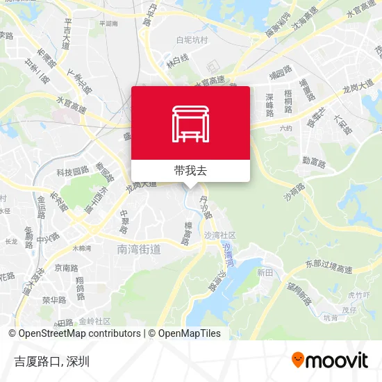 吉厦路口地图