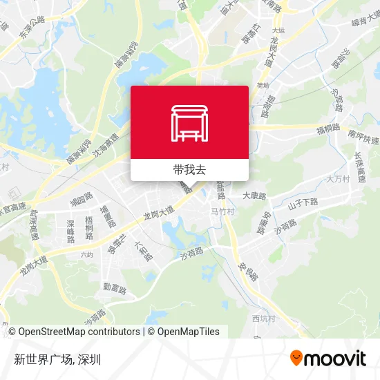新世界广场地图