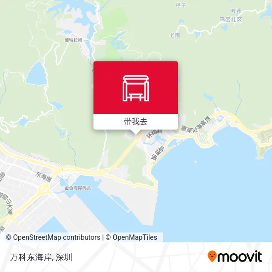 万科东海岸地图