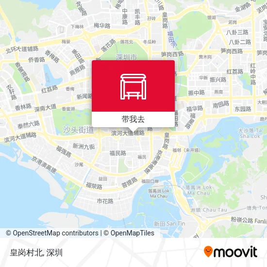 皇岗村北地图