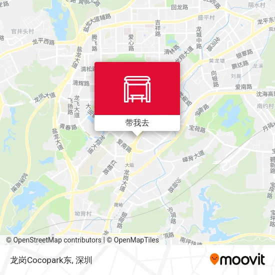 龙岗Cocopark东地图