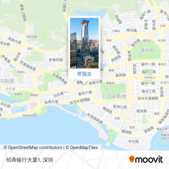 招商银行大厦1地图