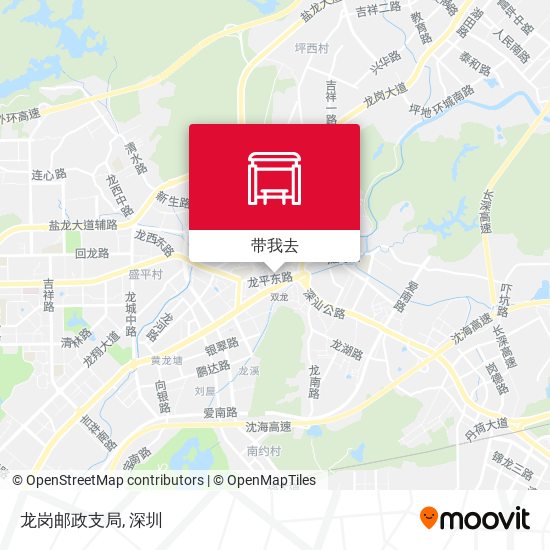 龙岗邮政支局地图