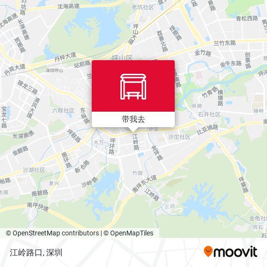 江岭路口地图