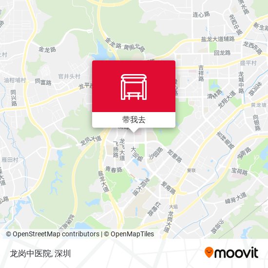 龙岗中医院地图