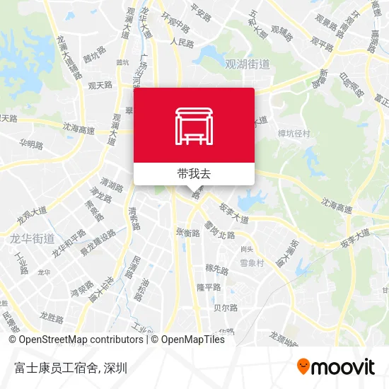 富士康员工宿舍地图