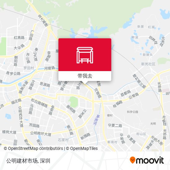 公明建材市场地图