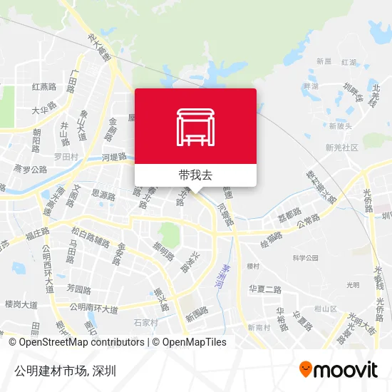 公明建材市场地图