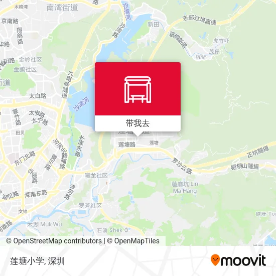 莲塘小学地图