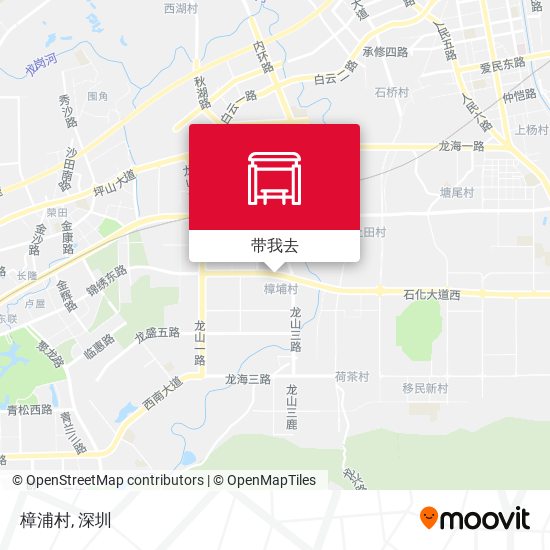 樟浦村地图
