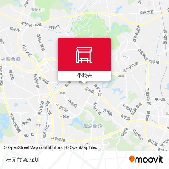 松元市场地图