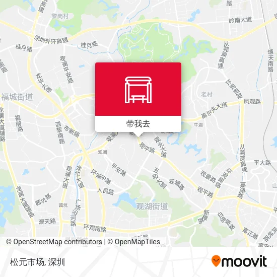 松元市场地图