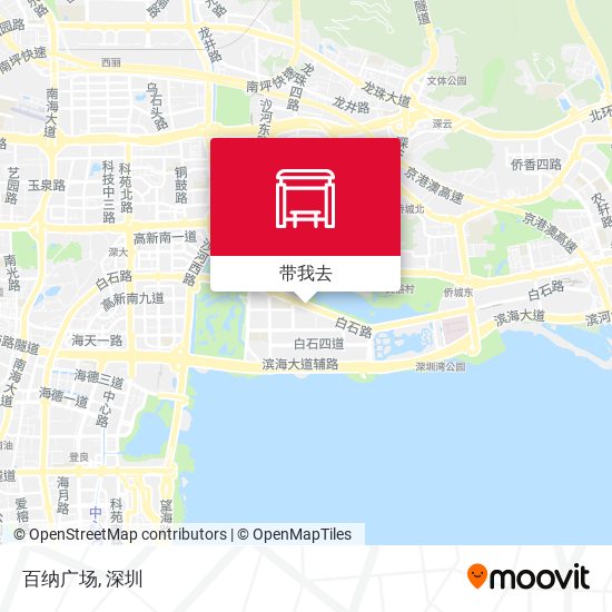 百纳广场地图