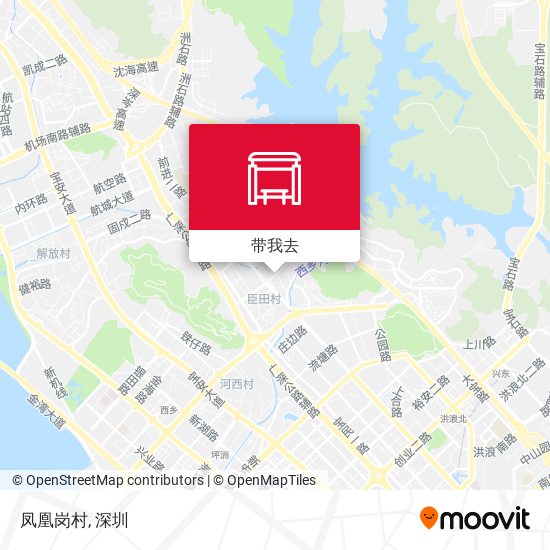 凤凰岗村地图