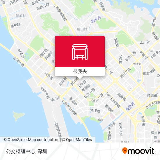 公交枢纽中心地图