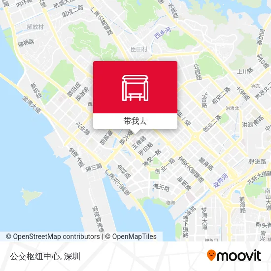 公交枢纽中心地图