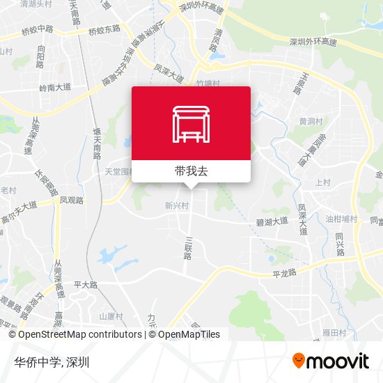 华侨中学地图