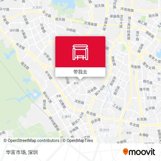 华富市场地图