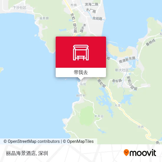丽晶海景酒店地图