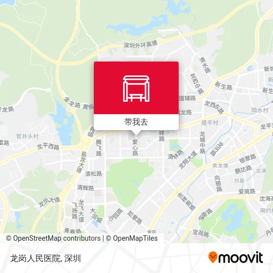 龙岗人民医院地图