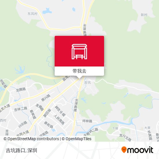 吉坑路口地图