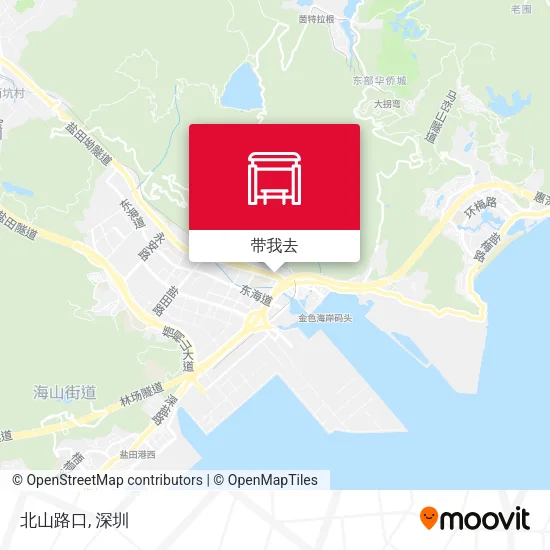 北山路口地图