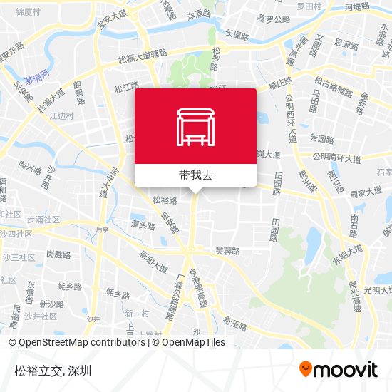 松裕立交地图