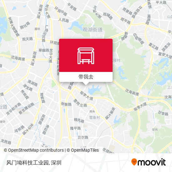 风门坳科技工业园地图